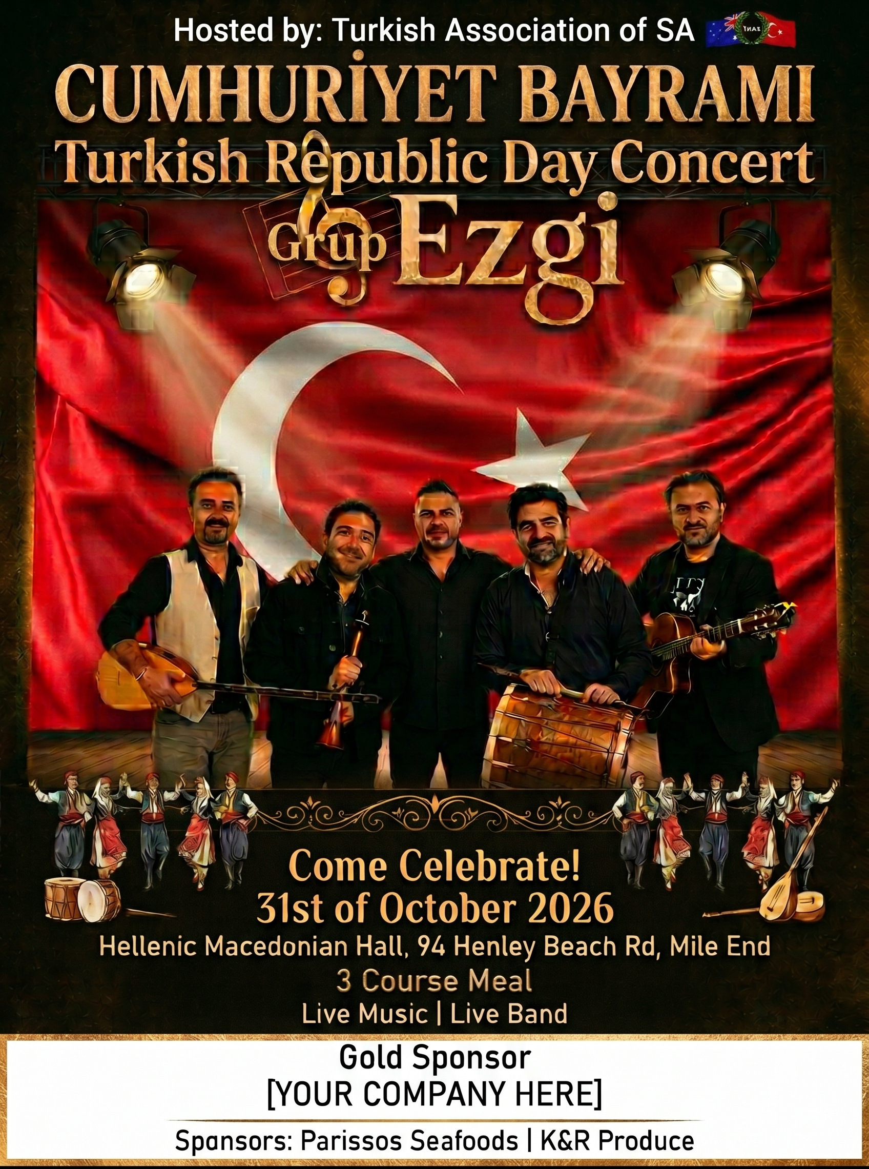 TASA Turkish Republic Day Gala Poster Adelaide